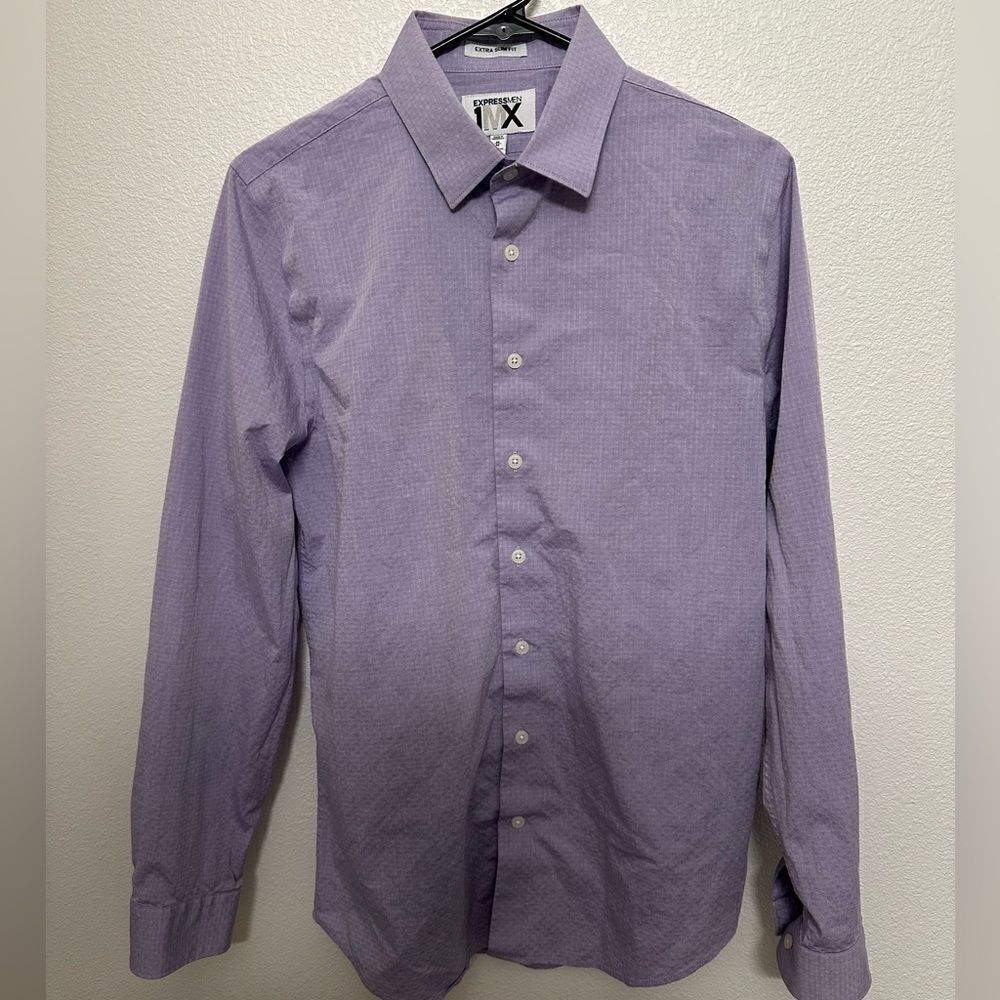 Light Purple Men’s Botton Down Shirt
